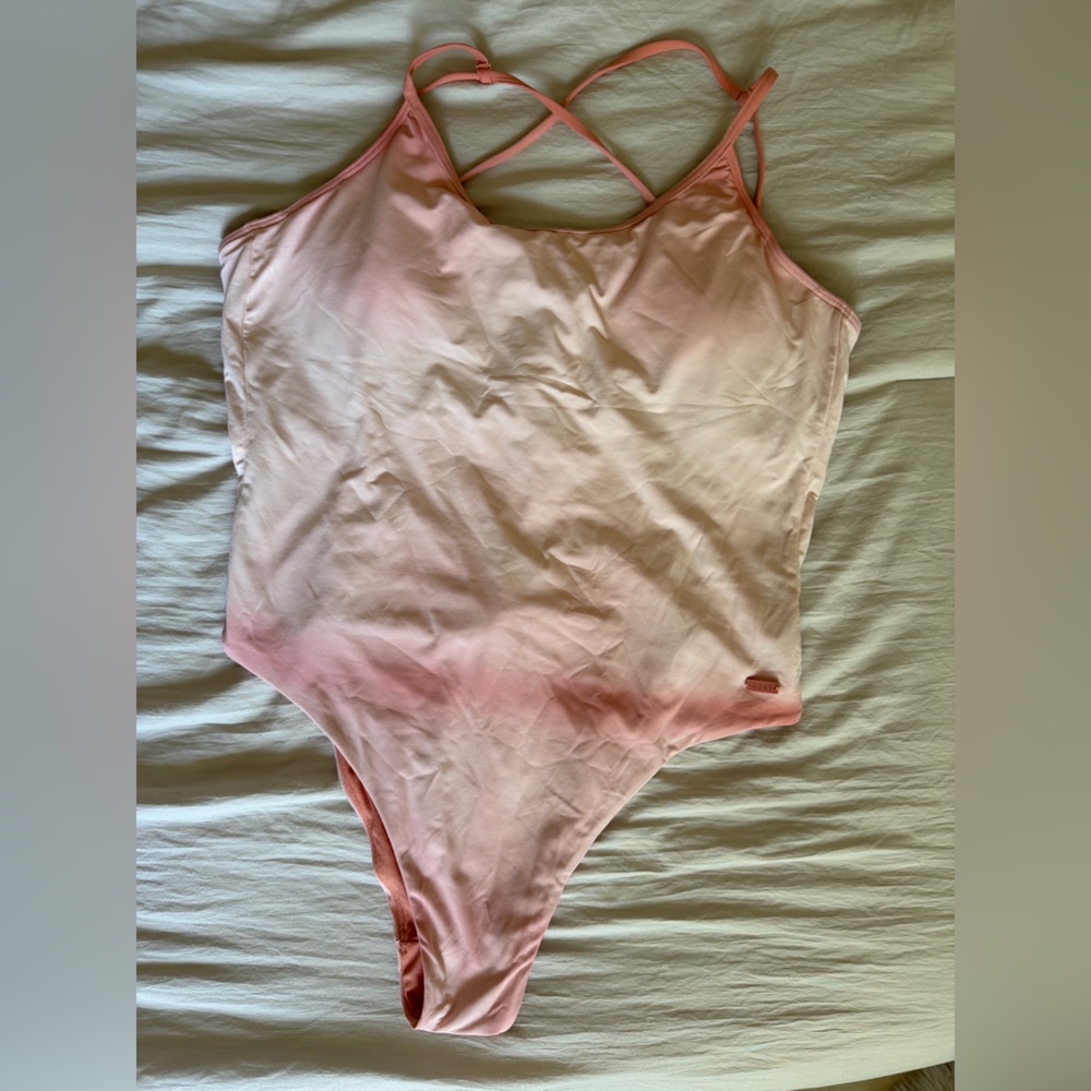 Roxy Pink Ombre one piece swimsuit